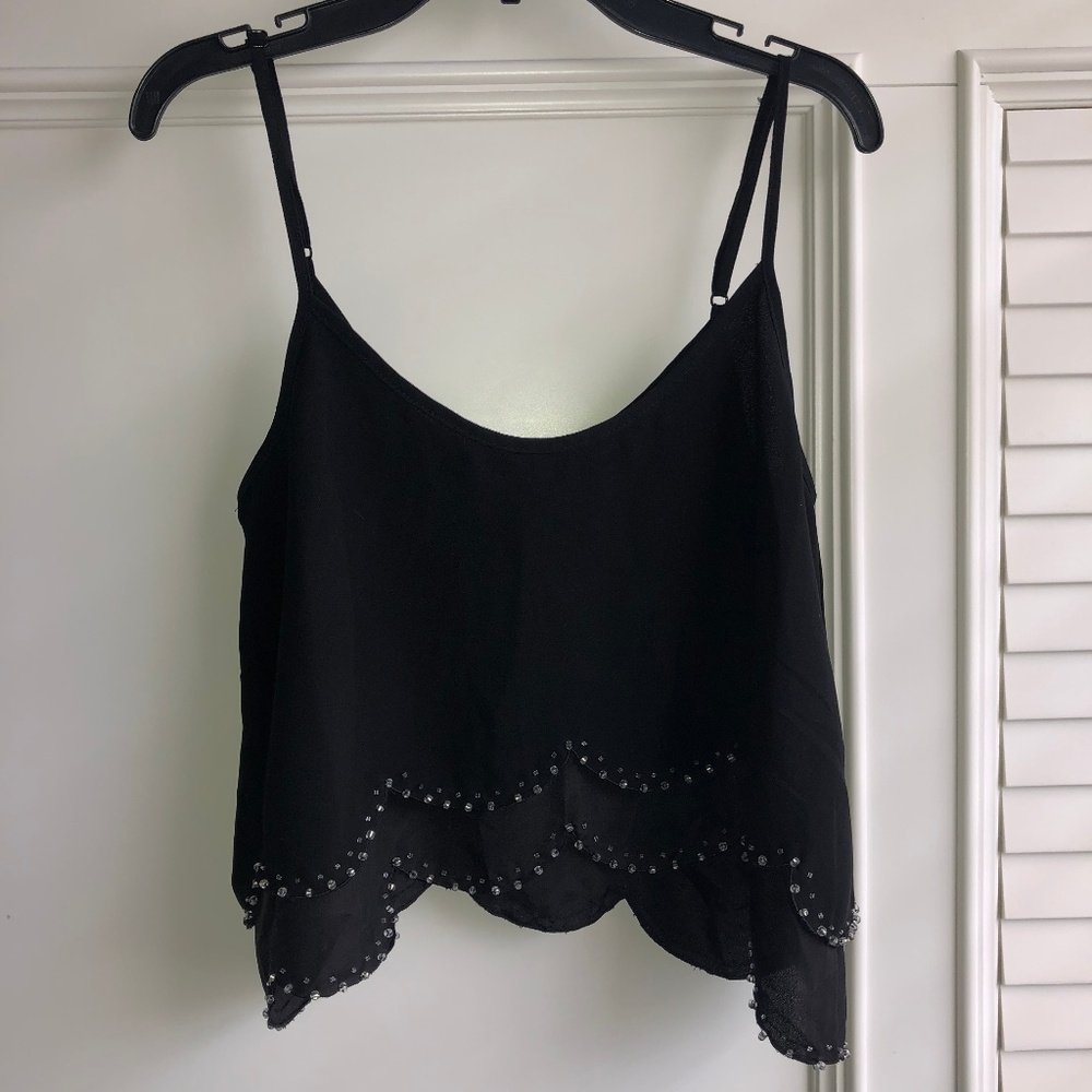 Beaded Crop Top